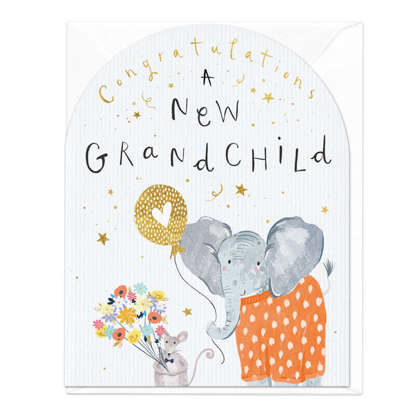 Greeting Card - E374 - Grandchild Congratulations Arch Card - 