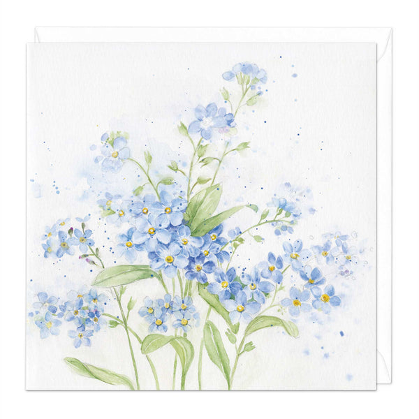 Greeting Card-E382 - Forget Me Not Card-Whistlefish