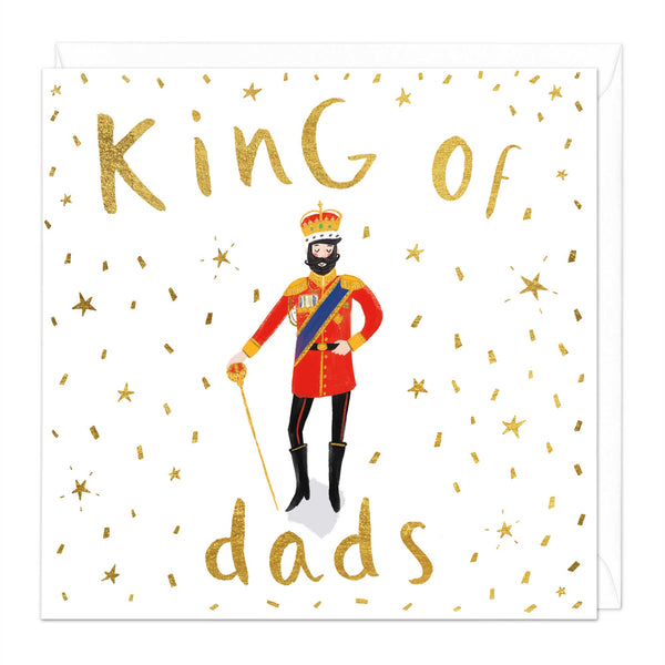 Greeting Card-E405 - King Of Dads Card-Whistlefish