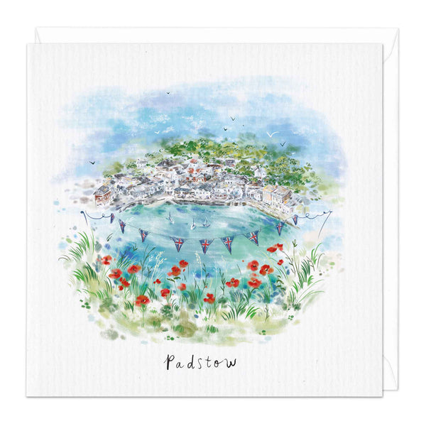 Greeting Card-E421 - Padstow Card-Whistlefish