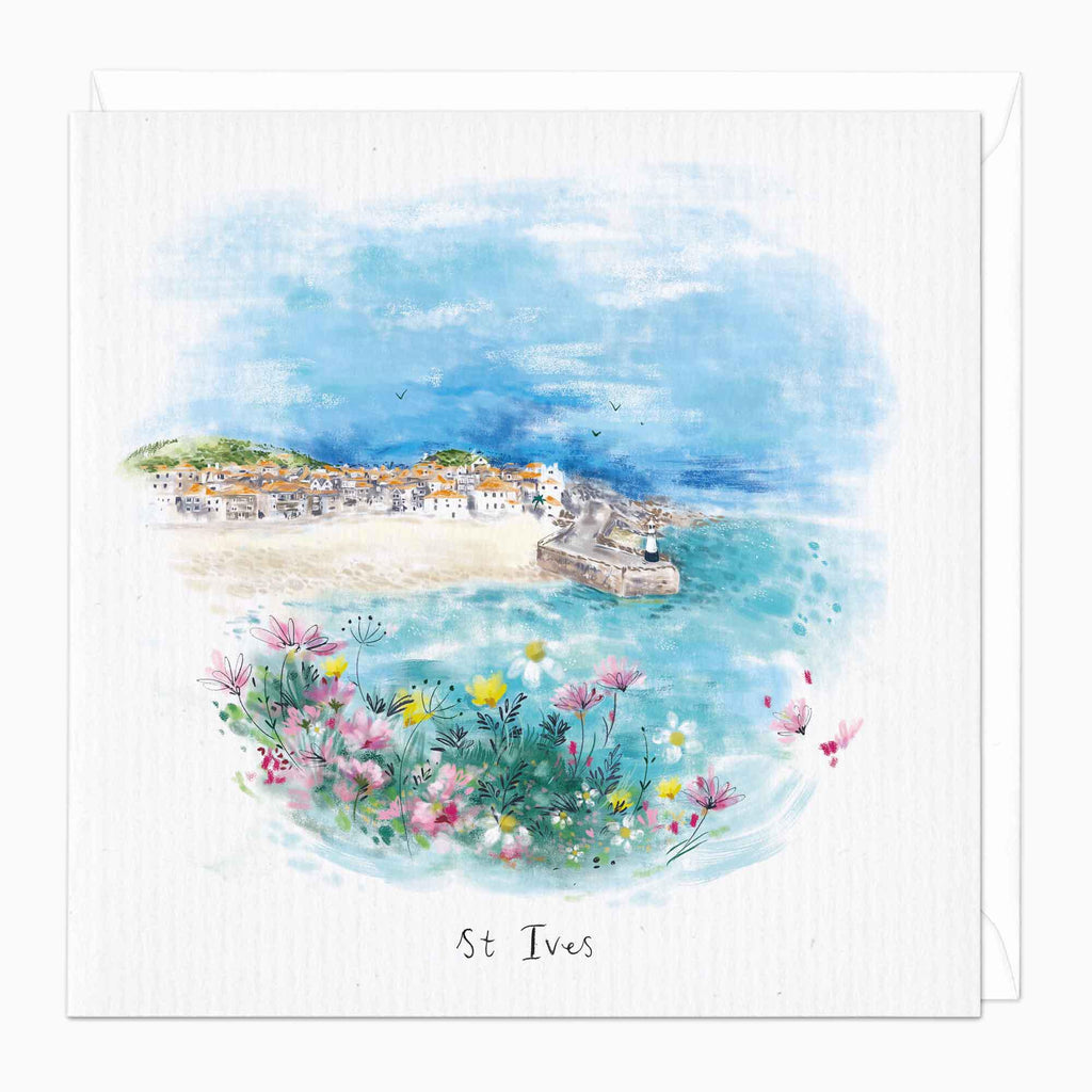 Greeting Card-E422 - St Ives Art Card-Whistlefish