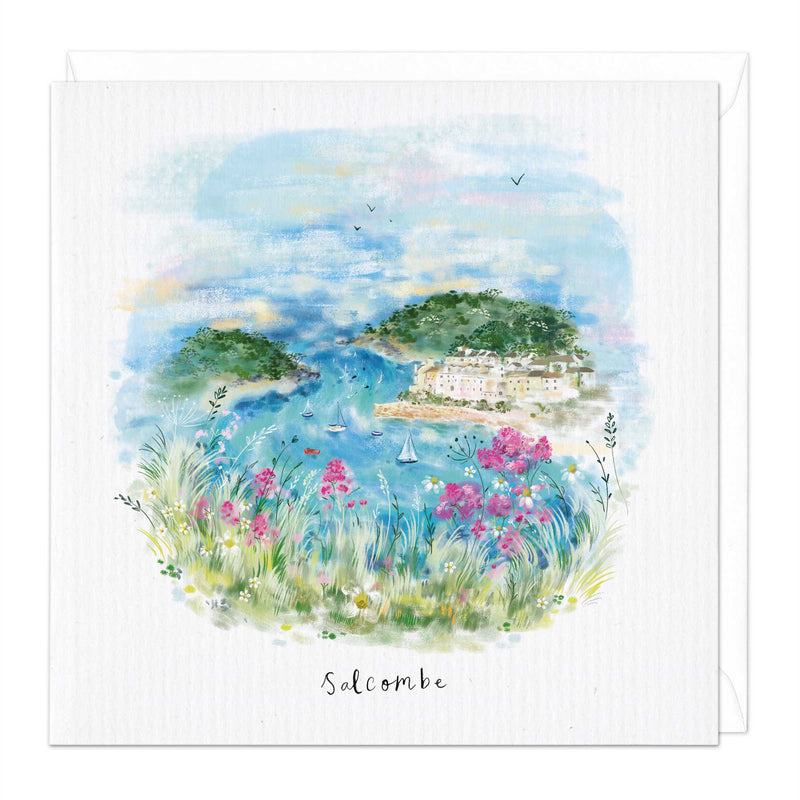 Greeting Card-E430 - Salcombe Card-Whistlefish