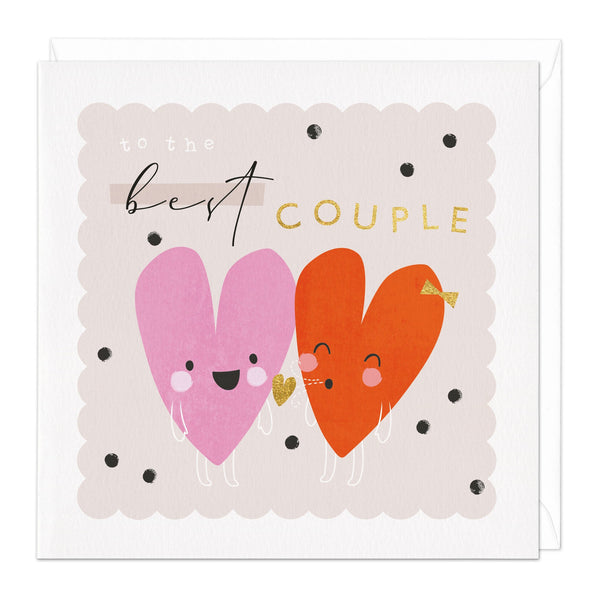 Greeting Card-E439 - Best Couple Card-Whistlefish