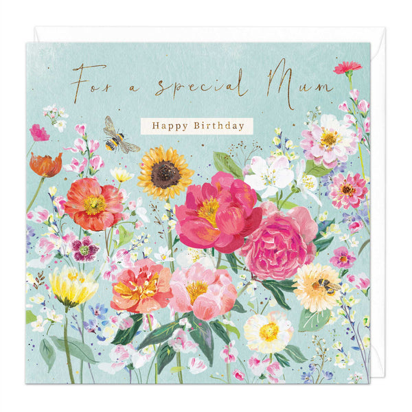 Greeting Card - E451 - Summer Garden Special Mum Card - 