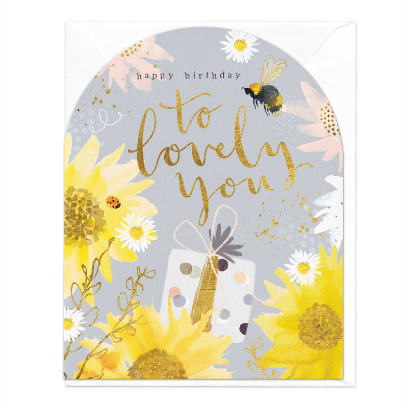 Greeting Card-E470 - To Lovely You Birthday Card-Whistlefish