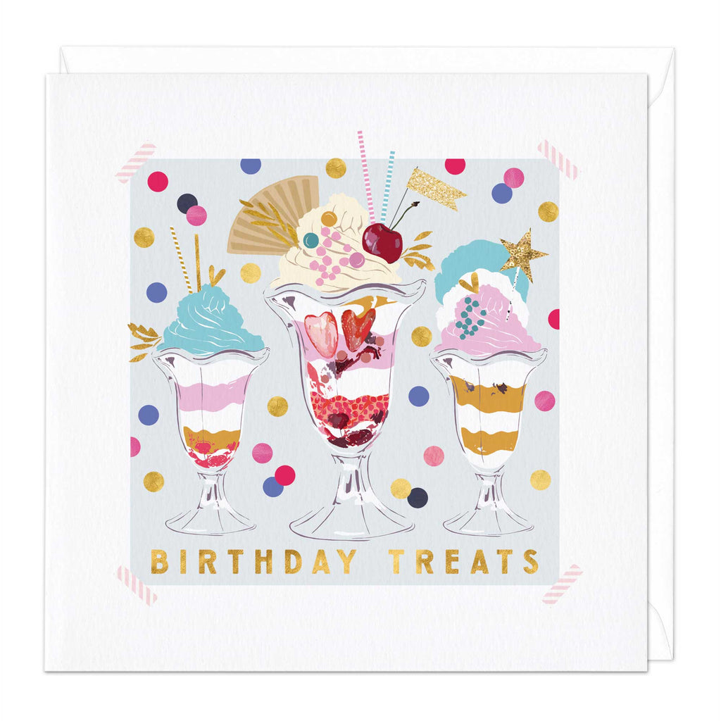 Greeting Card-E506 - Birthday Treats Card-Whistlefish