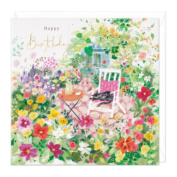 Catnaps in the Garden Birthday | Greeting Card Catnaps in the Garden Birthday | Greeting Card