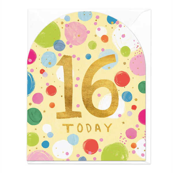 Greeting Card - E515 - 16 Today Birthday Card - 16 Today Birthday Card - Whistlefish