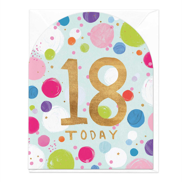 Greeting Card - E517 - 18 Today Birthday Card - 18 Today Birthday Card - Whistlefish