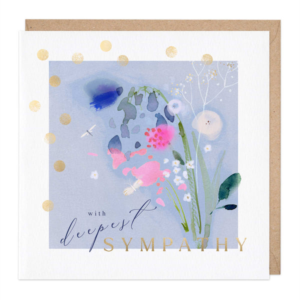 Greeting Card - E586 - Mini Sympathy Bouquet - Mini Sympathy Bouquet - Whistlefish