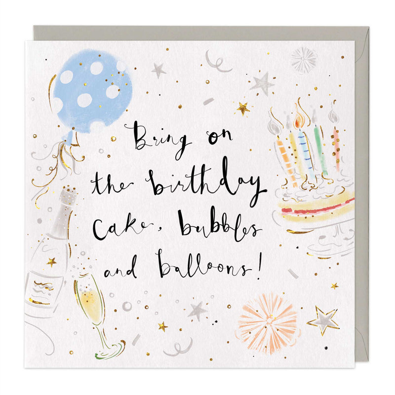 Greeting Card-E611 - Bring On Birthday Card-Whistlefish