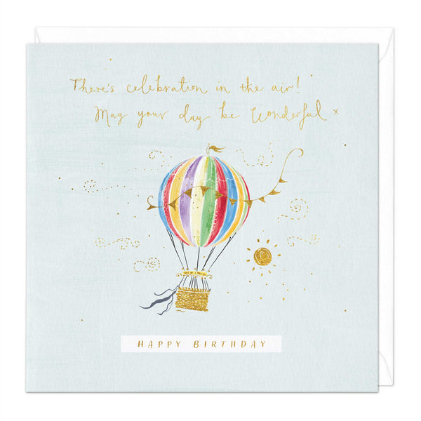 Greeting Card-E618 - Celebration In The Air Birthday Card-Whistlefish