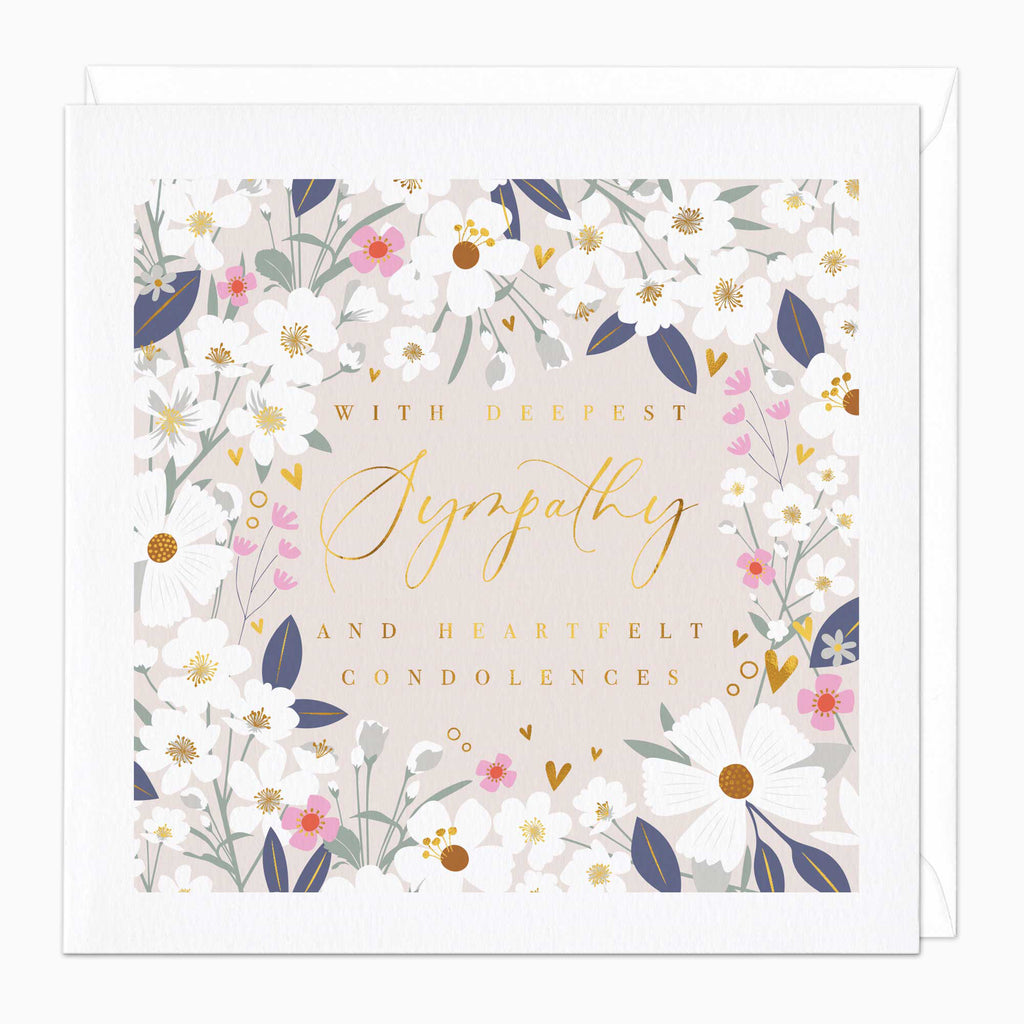 Greeting Card-E631 - Heartfelt Condolences Card-Whistlefish