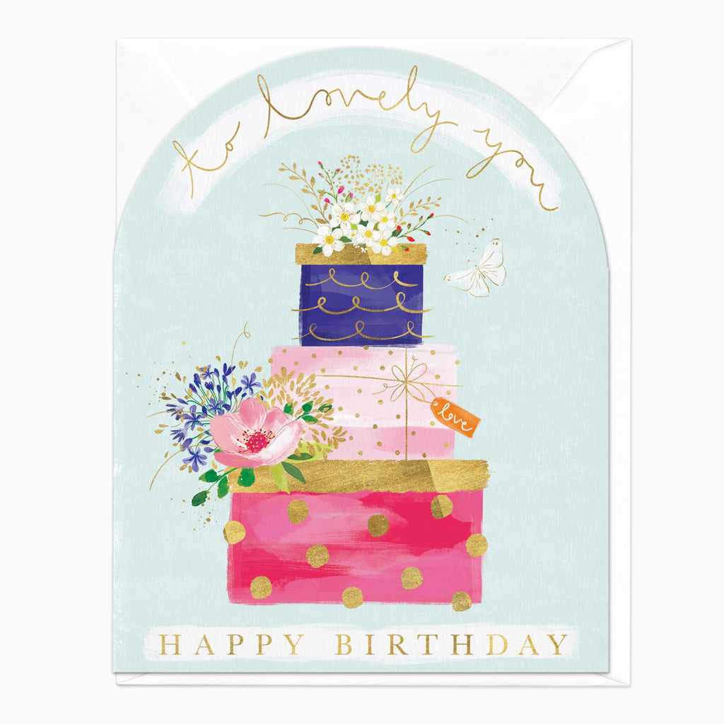 Greeting Card-E662 - To Lovely You Birthday Card-Whistlefish