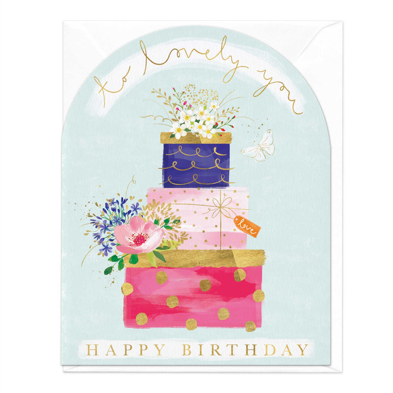 Greeting Card-E662 - To Lovely You Birthday Card-Whistlefish