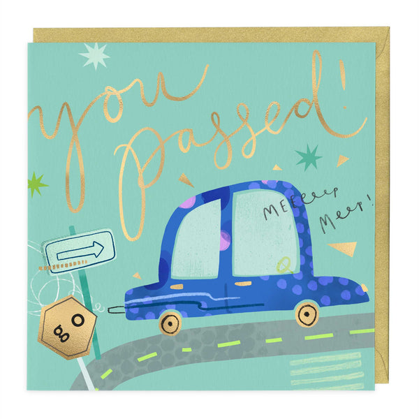 Greeting Card-E665 - You Passed Card-Whistlefish