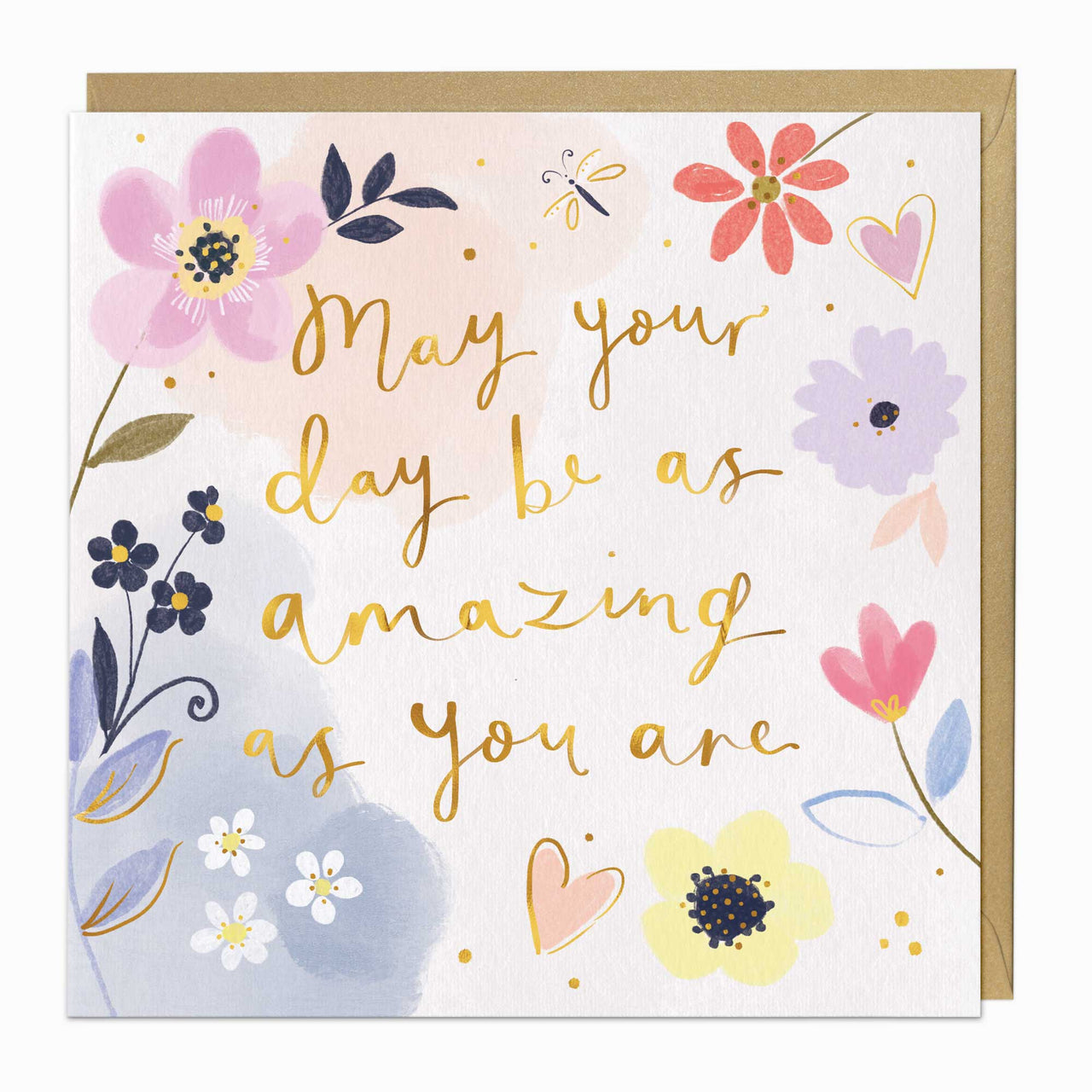 Greeting Card-E691 - Floral Amazing Day Card-Whistlefish