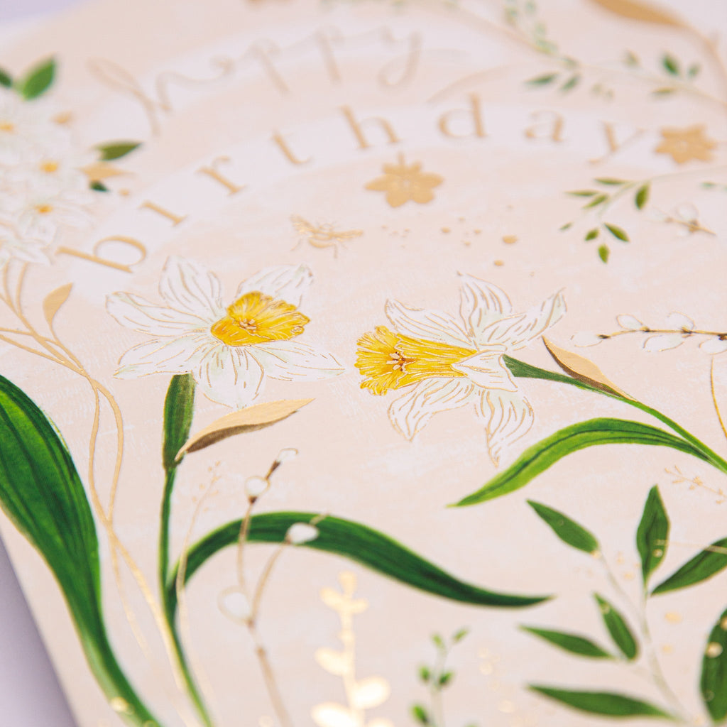 Greeting Card - E734 - Natural Elegance Birthday Card - Natural Elegance Birthday Card - Whistlefish
