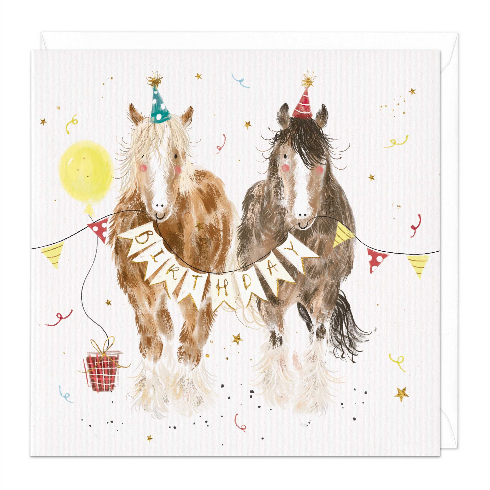 Party Ponies Birthday Card - Whistlefish