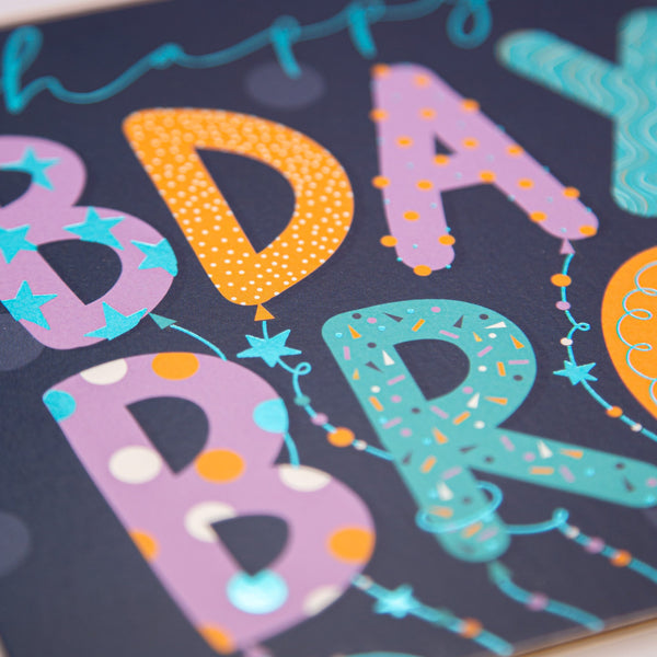 Greeting Card - E783 - Happy Bday Bro Birthday card - Birthday Bro Card - Whistlefish