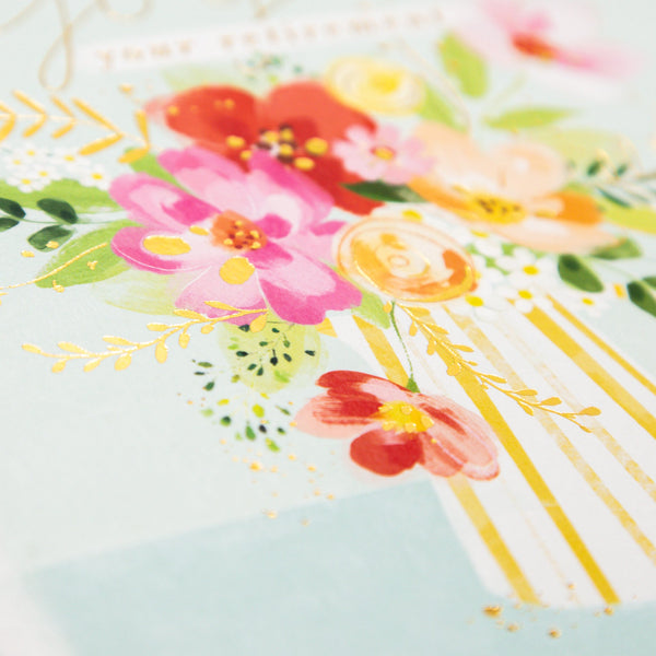 Greeting Card - E786 - Floral Farewell Card - Floral Farewell Card - Whistlefish