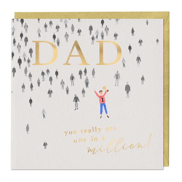 Greeting Card - E794 - One in a Million Dad Card - One in a Million Dad Card - Whistlefish
