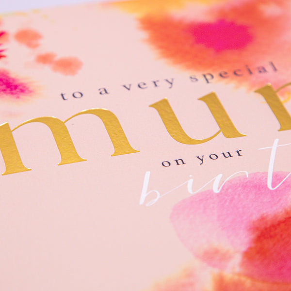 Greeting Card - E802 - To A Very Special Mum On Your Birthday - To a Very Special Mum on Your Birthday - Whistlefish