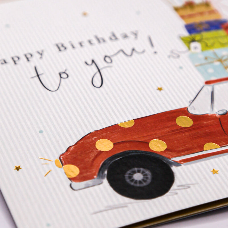 Greeting Card - E808 - Vintage Celebration Ride Card - Vintage Celebration Ride Card - Whistlefish