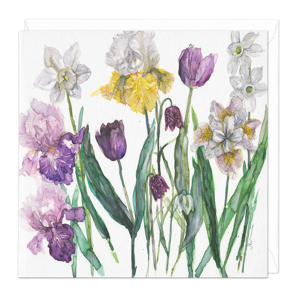 Greeting Card - E821 - Springtime Sonata Card - Springtime Sonata Card - Whistlefish