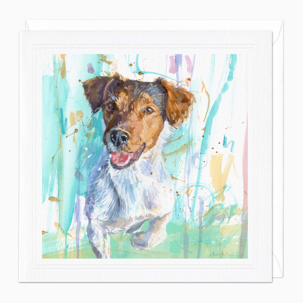 Greeting Card-F013 - New Jack Russell Art Card-James Bartholomew