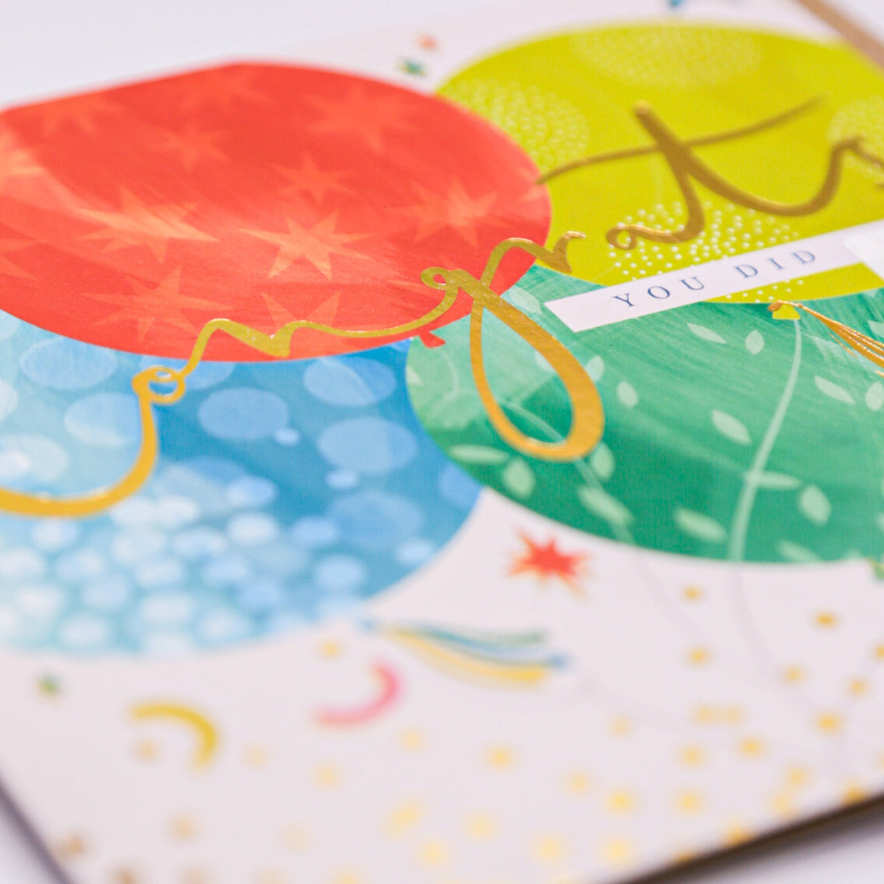 Greeting Card - F033 - Big Balloon Congratulations Card - Big Balloon Congratulations Card - Whistlefish