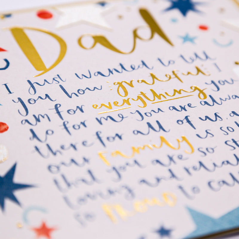 Greeting Card - F062 - Appreciating Dad's Love Card - Appreciating Dad's Love Card - Whistlefish