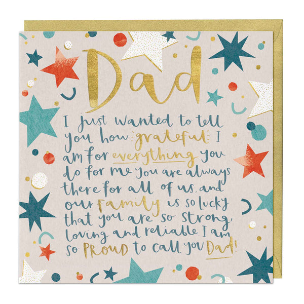 Greeting Card - F062 - Appreciating Dad's Love Card - Appreciating Dad's Love Card - Whistlefish