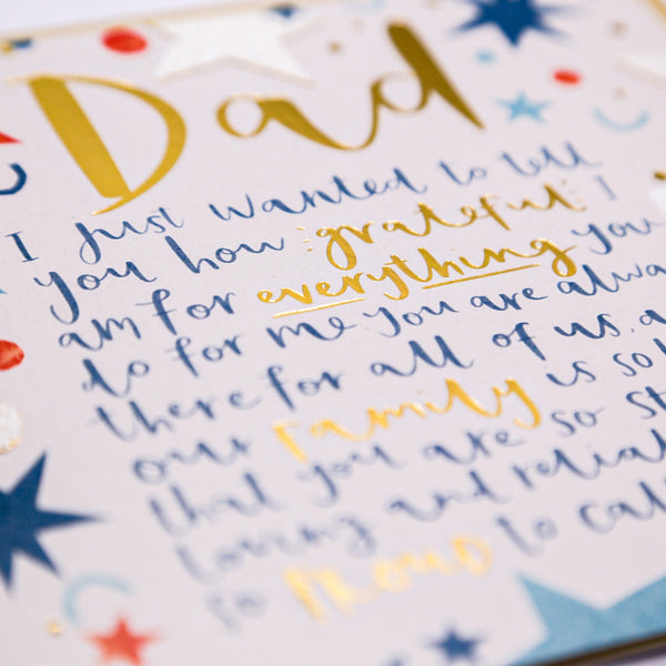 Greeting Card - F062 - Appreciating Dad's Love Card - Appreciating Dad's Love Card - Whistlefish