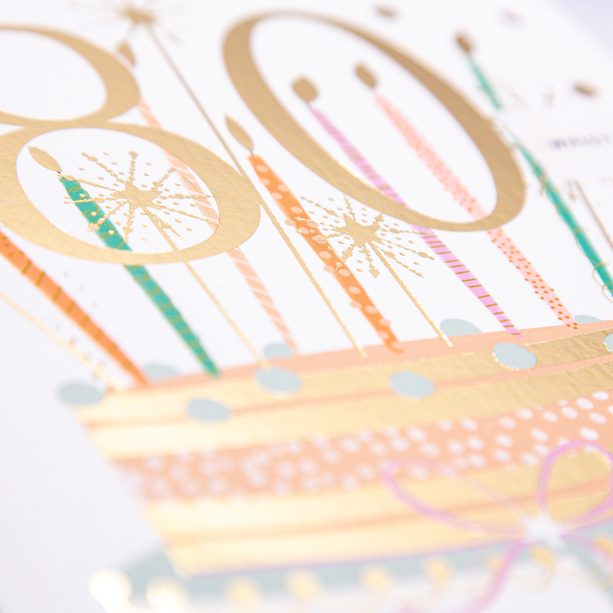 Greeting Card - F094 - You're 80 Birthday Card - You're 80 Birthday Card - Whistlefish