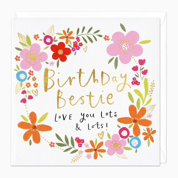 Greeting Card-F120 - Bestie Birthday Card-Whistlefish