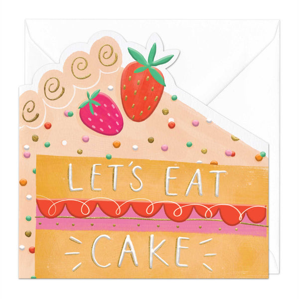 Greeting Card - F122 - Lets Eat Cake Art Card - Lets Eat Cake Art Card - Whistlefish