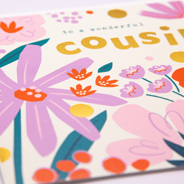 Greeting Card - F150 - Wonderful Cousin Card - Wonderful Cousin Card - Whistlefish