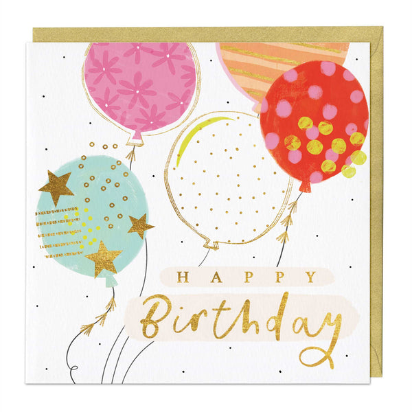 Greeting Card - F157 - Fun Balloons Birthday Card - Fun Balloons Birthday Card - Whistlefish