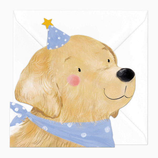 Greeting Card-F178 - Labrador Cut-Out Birthday Card-Whistlefish