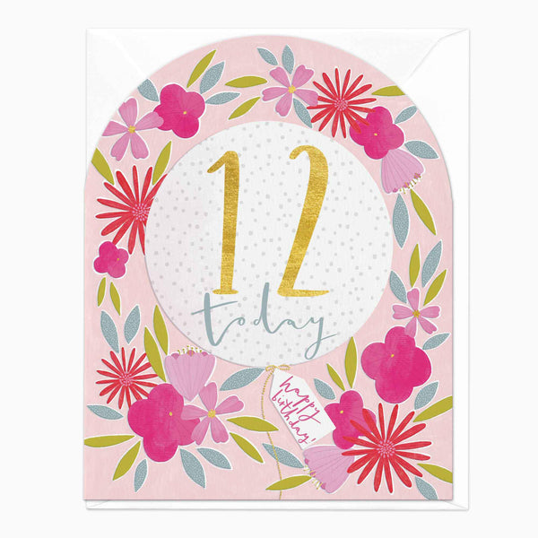 Greeting Card-F195 - 12 Today Blooming Arch Card-Whistlefish