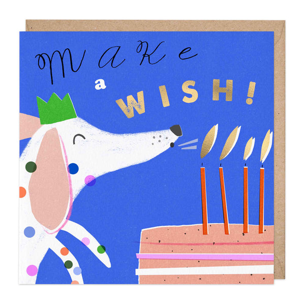 Greeting Card - F206 - Wishing With Your Best Friend Birthday Card - Wishing With Your Best Friend Birthday Card - Whistlefish