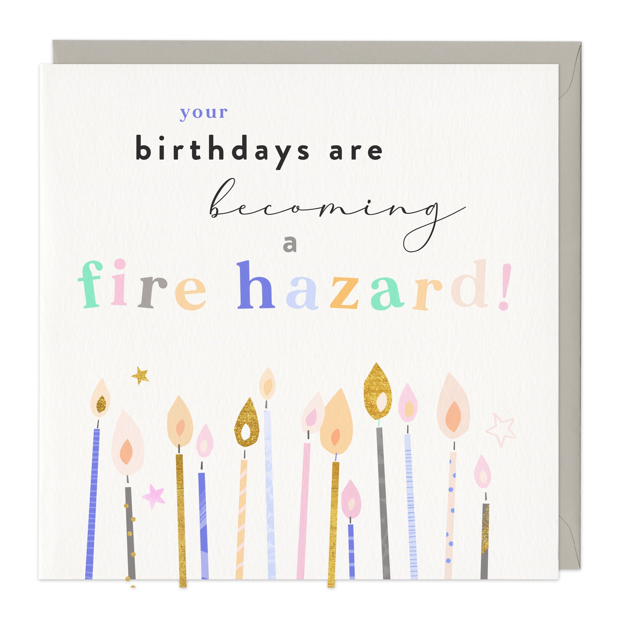 Fire Hazard Birthday Card - Whistlefish