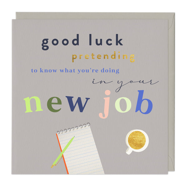 Greeting Card - F214 - New Job Humour Card - New Job Humour Card - Whistlefish