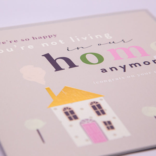 Greeting Card - F216 - New Home Humour Card - New Home Humour Card - Whistlefish