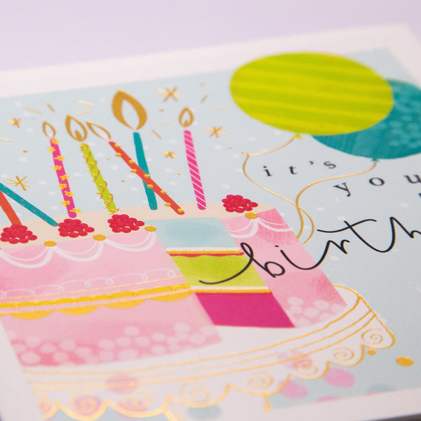 Greeting Card - F234 - Colourful Celebration Birthday Card - Colourful Celebration Birthday Card - Whistlefish