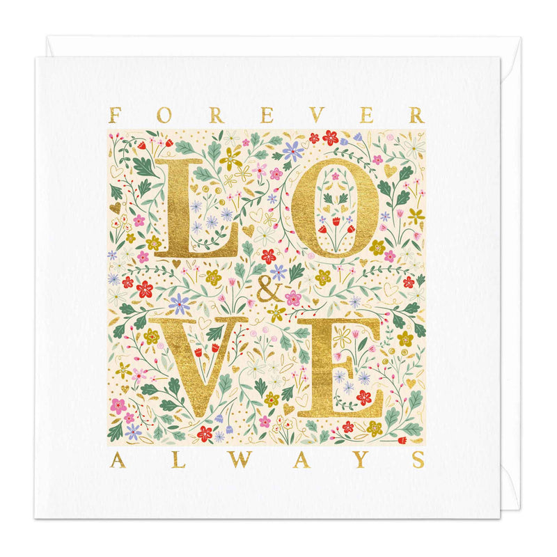 Greeting Card - F239 - Love Forever & Always Card - Love Forever & Always Card - Whistlefish