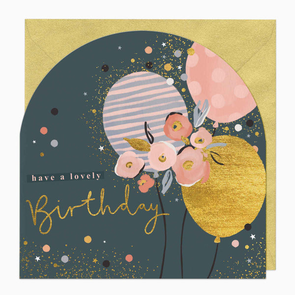 Greeting Card-F277 - Have A Lovely Birthday Arch Card-Whistlefish