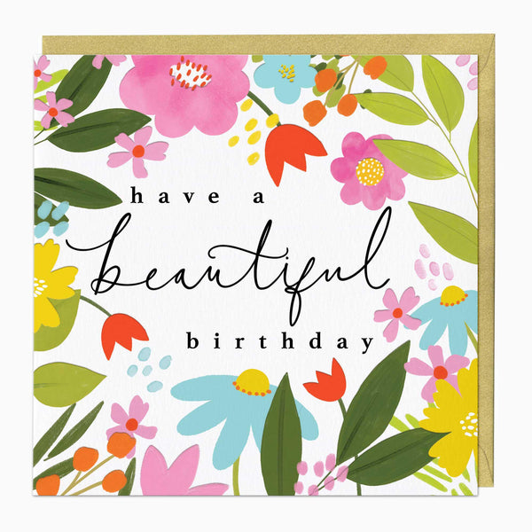 Greeting Card-F279 - Have A Beautiful Birthday Birthday Card-Whistlefish