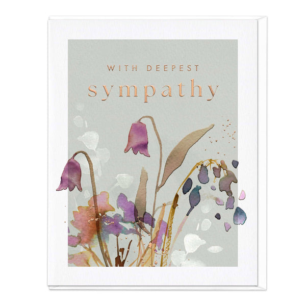 Greeting Card - F307 - Autumn Bells Sympathy Card - Autumn Bells Sympathy Card - Whistlefish